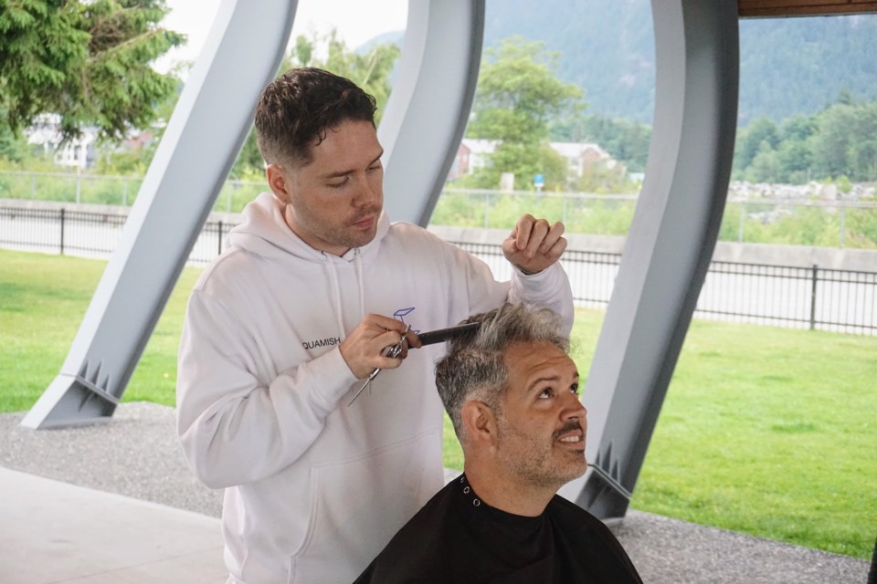 ߣhairdresser Jesse Ervin is cutting hair for charity today (June 21) at O’Siyam Pavillion, with all proceeds donated to Under One Roof. He said he had 28 cuts scheduled today and already had completed five by 9:30. Go by and say hi if you are in the area. 