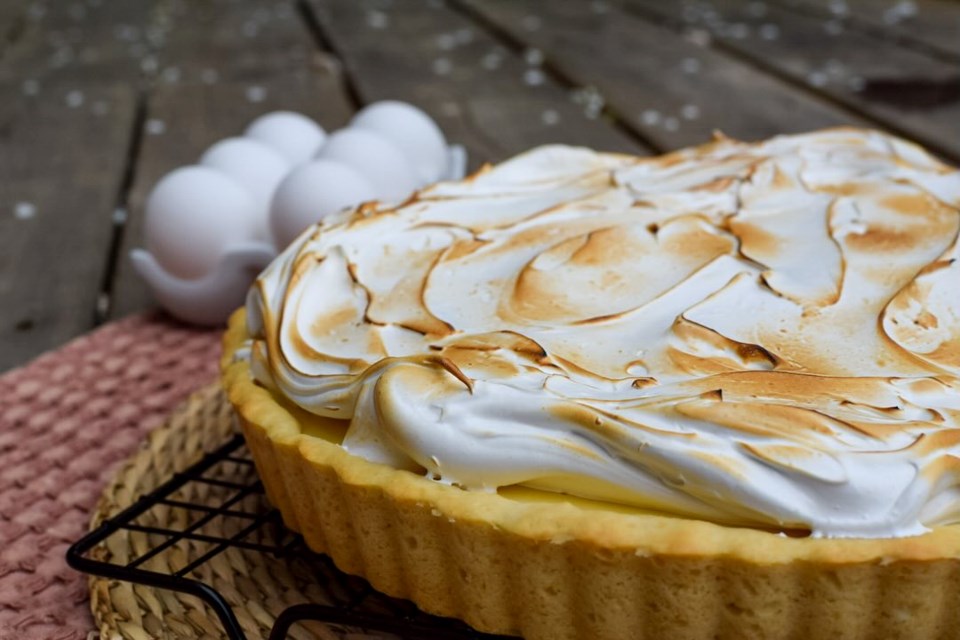 The pair's lemon meringue pie is a local favourite.
