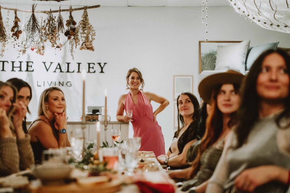 Emily Shimwell, one half of the duo behind Graze Wilder—a Squamish-based charcuterie business she runs with her best friend Rosie Stephens—launched Dine Wilder in September and has since connected dozens of women with her unique dining experience. 