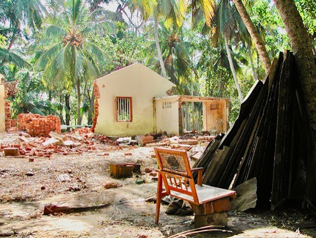  Wanduruppa was devastated by the  December, 2004 tsunami.