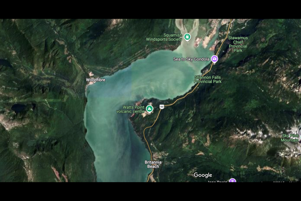 The Woodfibre LNG site is located approximately seven kilometres southwest of Squamish, on the west side of Howe Sound.

