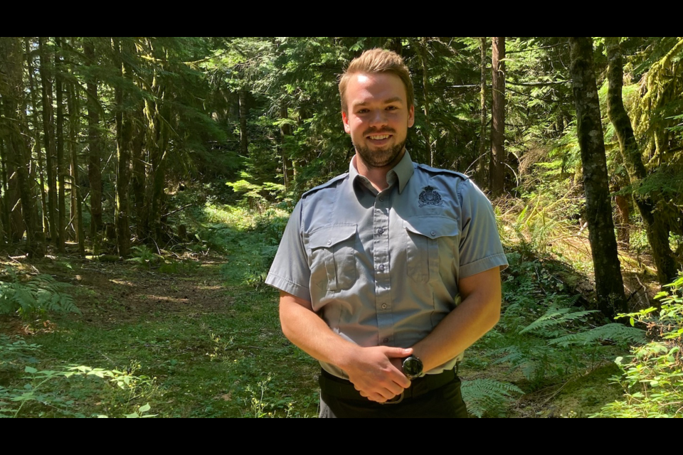 New wildlife safety response officer Calvin Rochon.