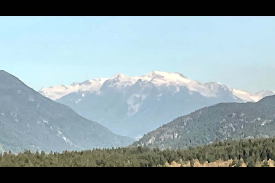 Spot the ghost? Vanessa Tooke shot these pictures from Skyridge on Sunday. The Tantalus mountains have a "very visible ghost face," she said. Just in time for Halloween.