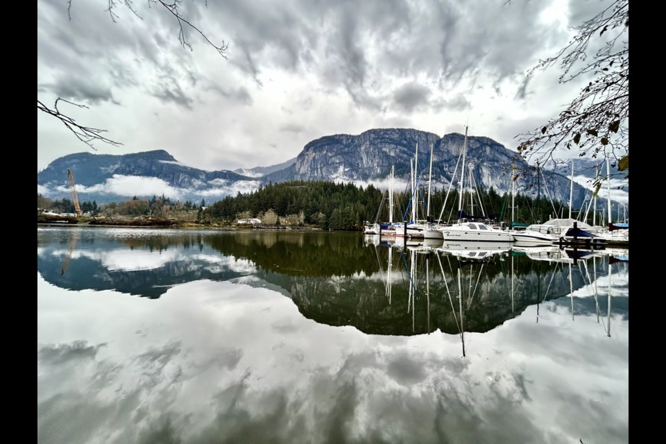 Spectacular Squamish: the calm before the storm. 