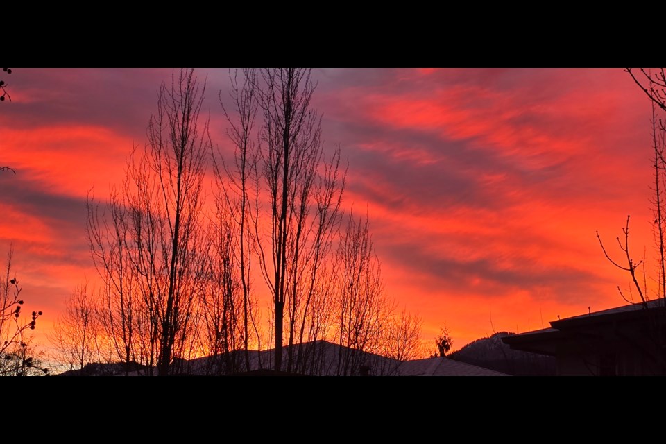 The sky sure can be pretty over these parts!