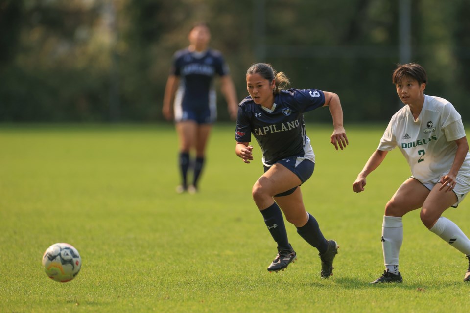 Capilano Blues player Alexis King