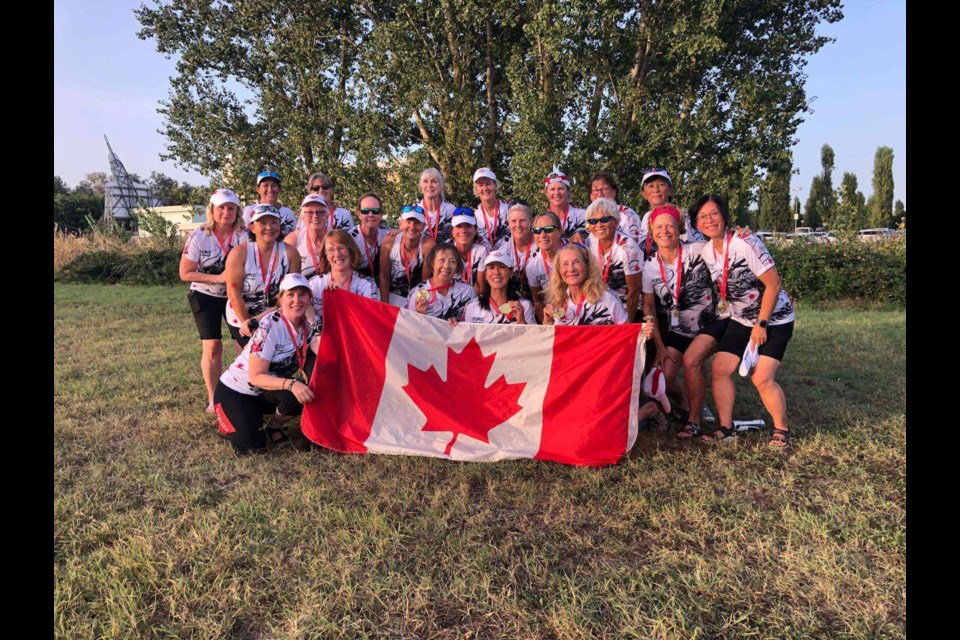 The False Creek Racing Canoe Club.