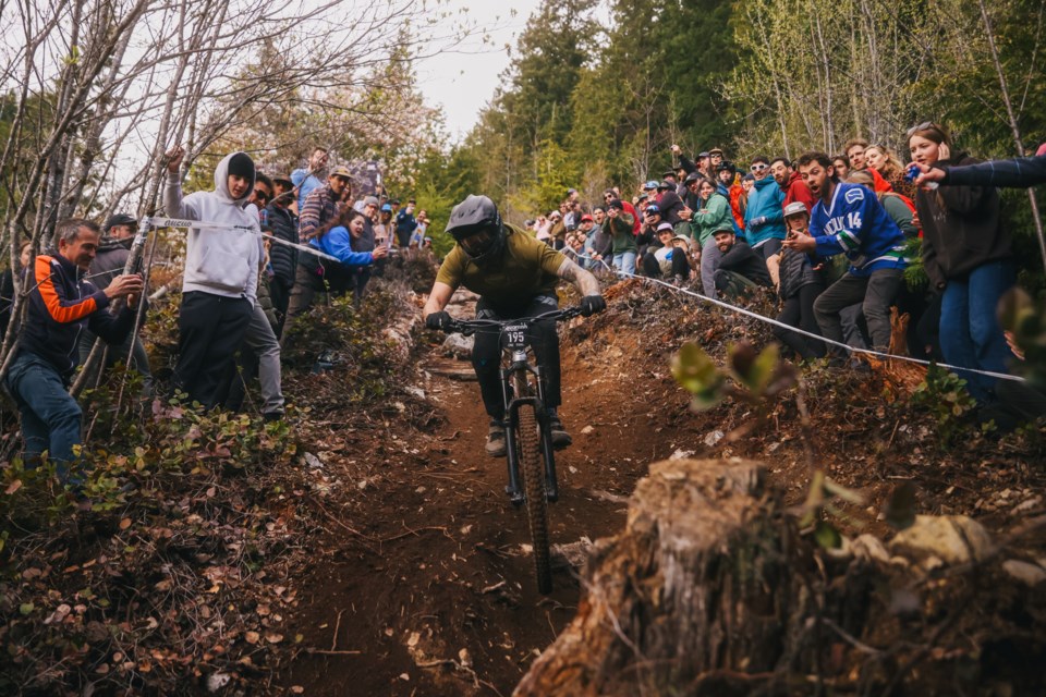 Spectators are encouraged to go watch the Squamish Enduro this April 27.