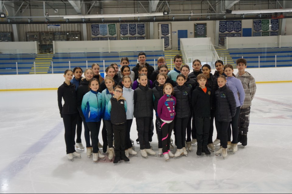 Skate Sea2Sky skaters at the rink on Friday.