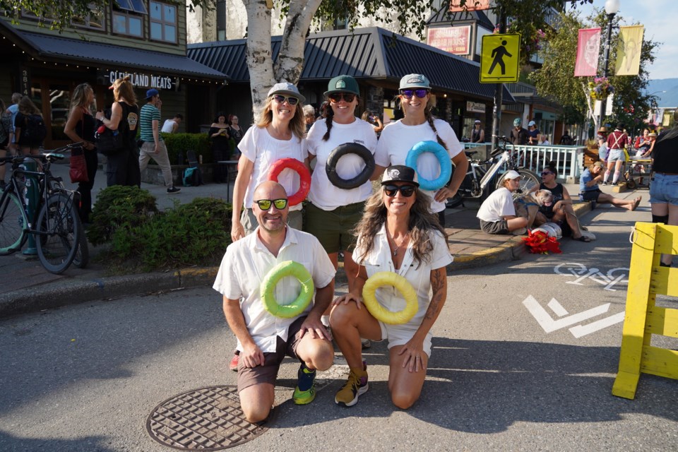 Crowds flocked to downtown ϰϲʿ¼ for the 2024 Loggers' Sport Legion Bed Races on Aug. 2 - winners pictured Olympic Hopeful.