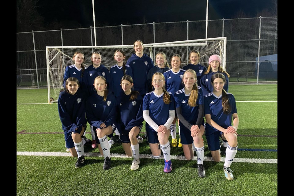 Squamish United Football Club U15 girls team.