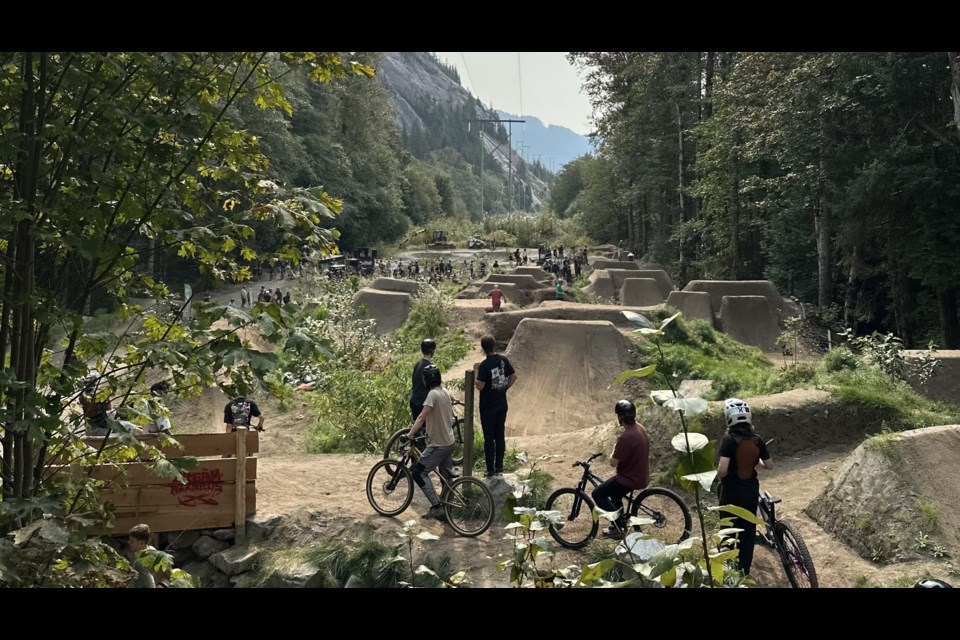 The Dirt Wizards Jump Park in Squamish reopened on Sunday.