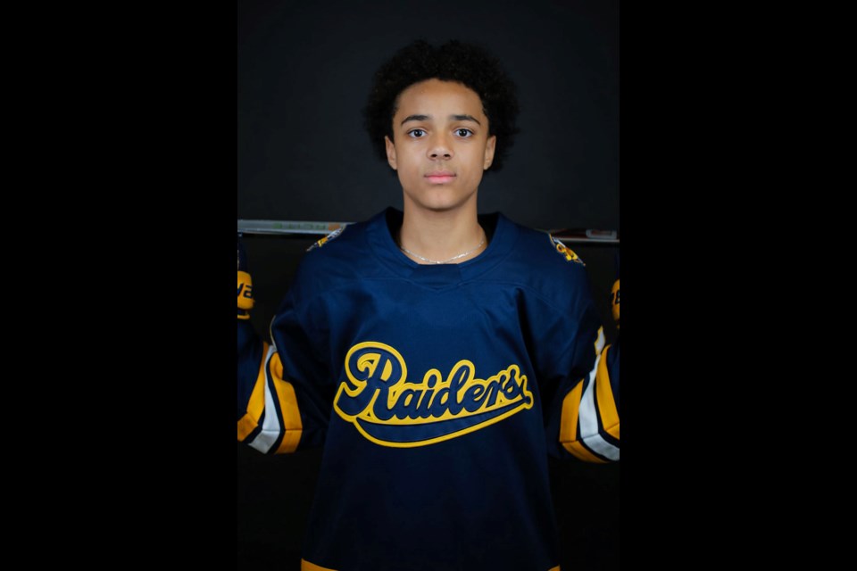Ossie McIntyre was the top St. Albert player to be taken in this year's WHL prospect draft. ALBERTA ELITE HOCKEY LEAGUE/Photo
