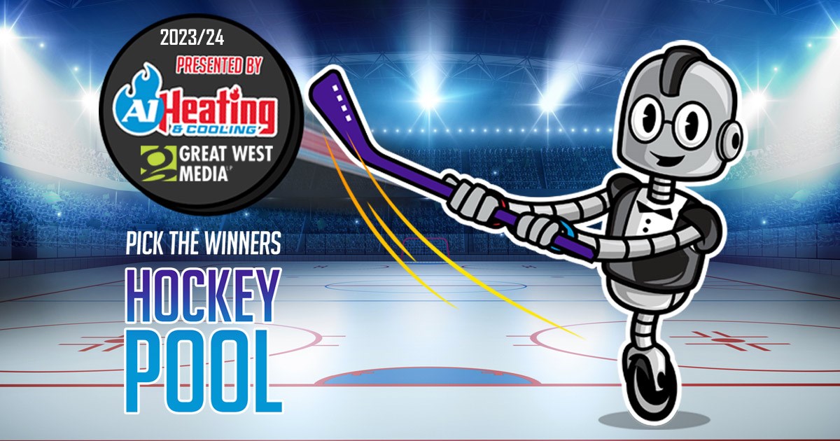 REGISTER NOW! Great West Media Pick The Winners Hockey Pool Presented by A1  Heating & Cooling 