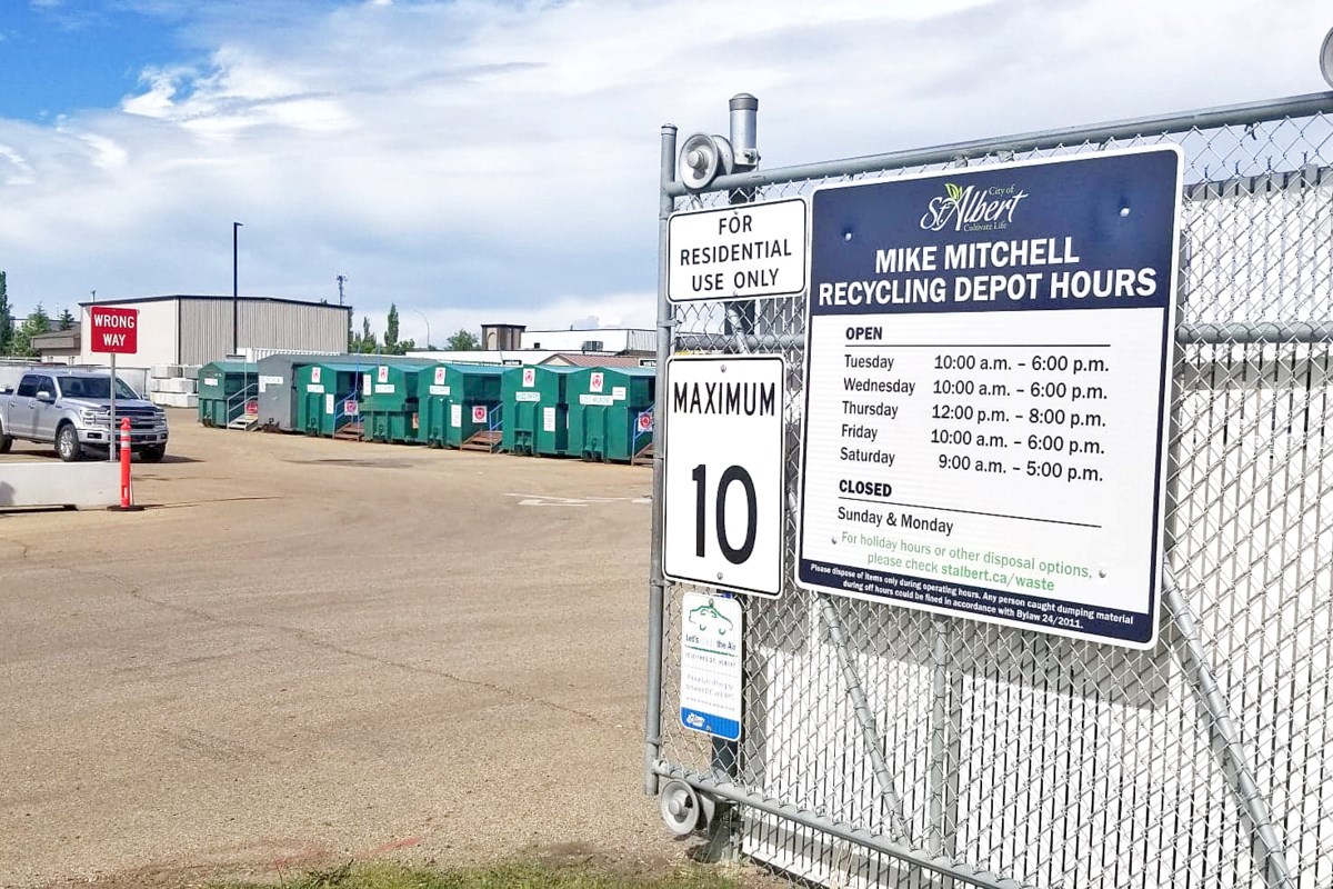 Resident making a business case for commercial recycling at depot - St.  Albert News