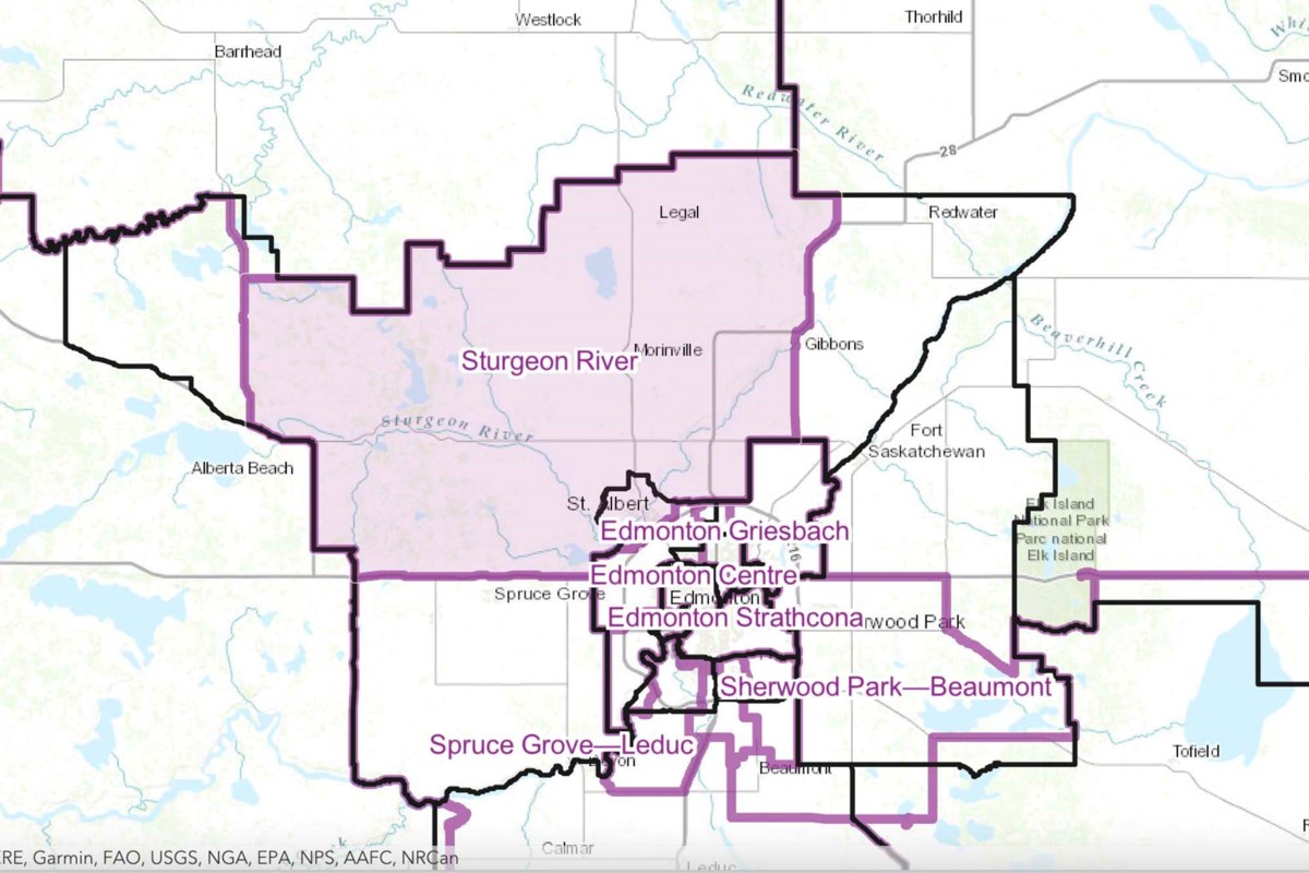 Boundary, name changes to impact federal St. Albert-Edmonton riding ...