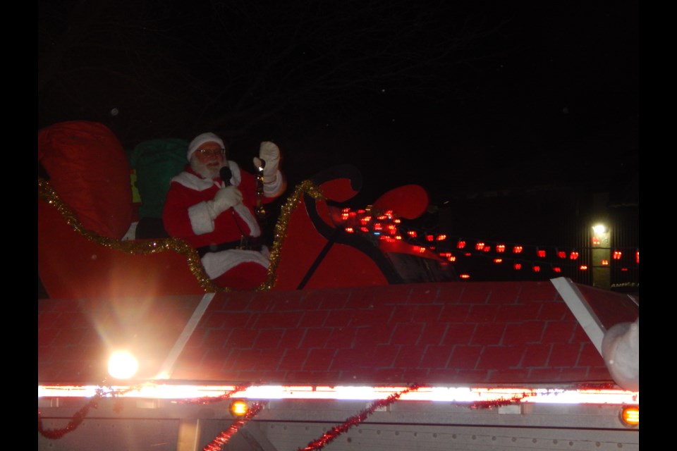 The highlight of the parade for many and the man of the season, Santa Claus made his way down the Parade of Lights along Lakeside Drive Sunday night.                           