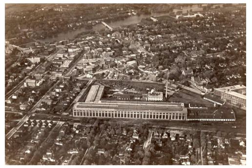 One of the first aerial pictures of Stratford. (Vince Gratton photo)