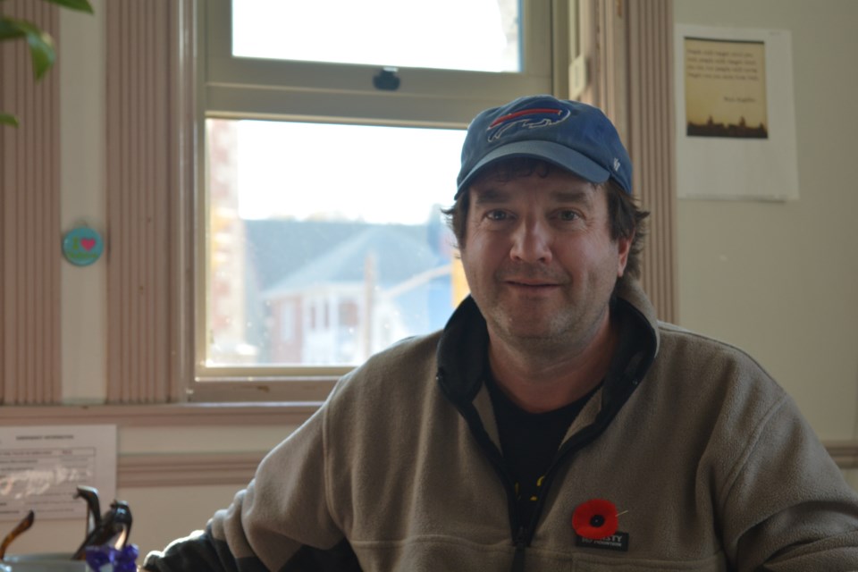 Al Strathdee in his office at town hall.