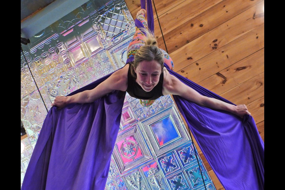 Nicole Smith of Cirquesmith Aerial Arts.         