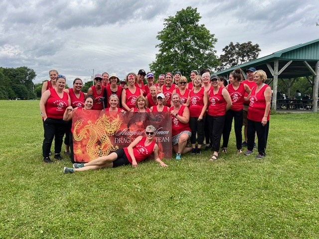 The Stratford women's team at the Wildwood Regatta. (Photo by Ruth Lacey)