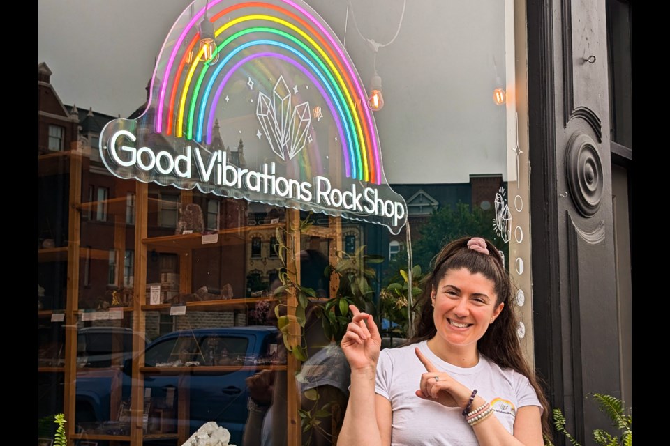 Nia (Marissa) Murray co-owns Good Vibrations Rock Shop with Michael Strug. They're celebrating their one-year anniversary of ownership this weekend and can't wait to help you on your journey.