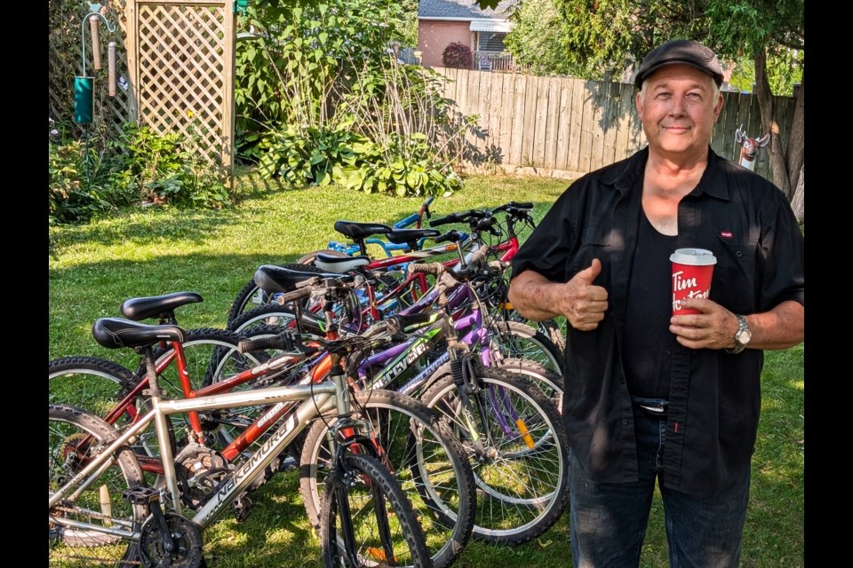 Howard Blakeney is a man with a plan, turning scrap metal into food donations for people in Stratford who need the help.