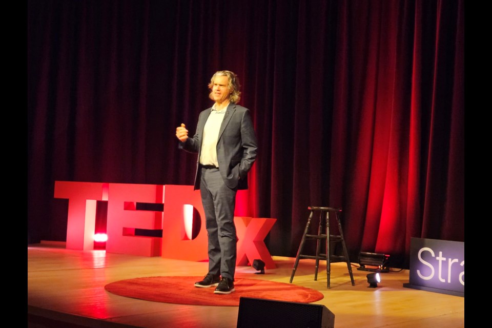 Speaker Mike Moffatt at TEDx Stratford 