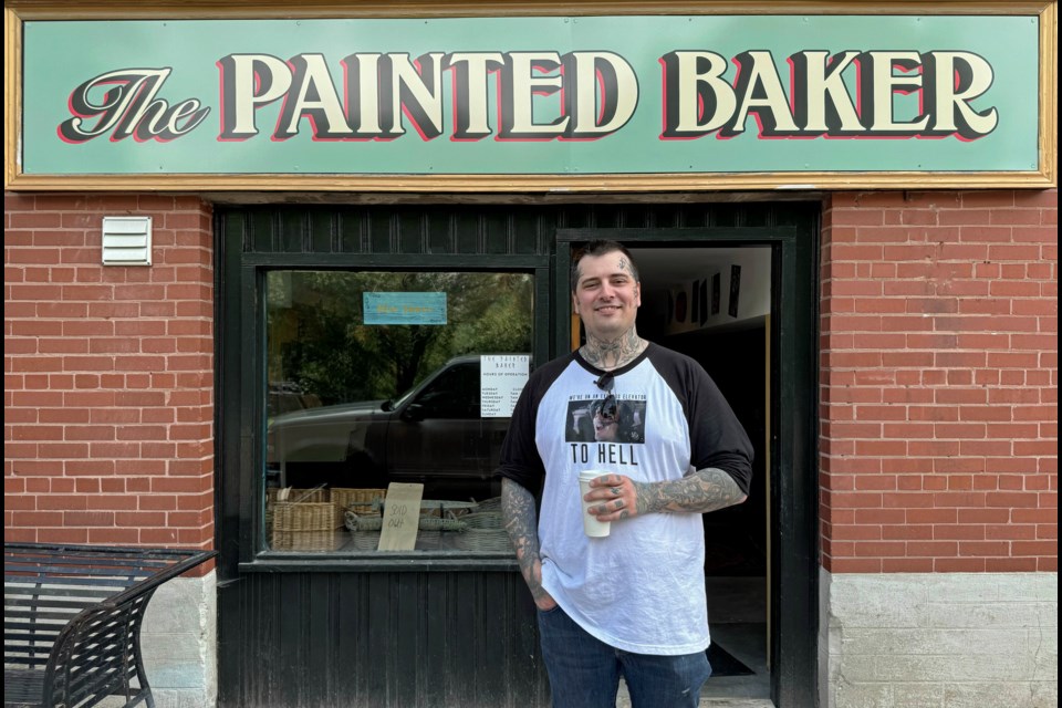 Milo Jones has the city's hottest new bakery, The Painted Baker located on York Street.