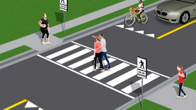 New pedestrian crossovers open on Greater Sudbury roads - Sudbury.com