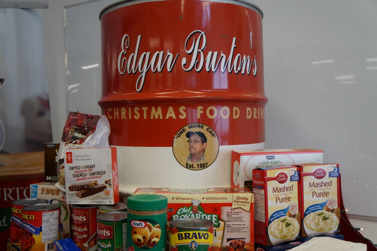 Edgar Burton food drive is now underway Sudbury News