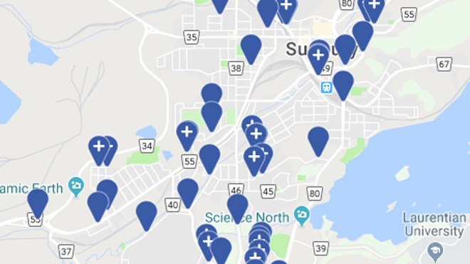 Pothole map shows where most reports are clustered - Sudbury News