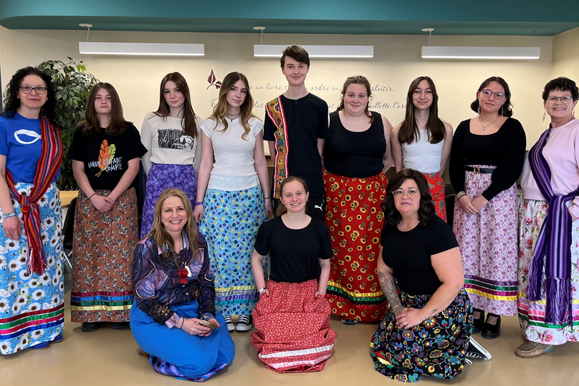 Ribbon skirts and shirts at Collège Notre-Dame - Sudbury News