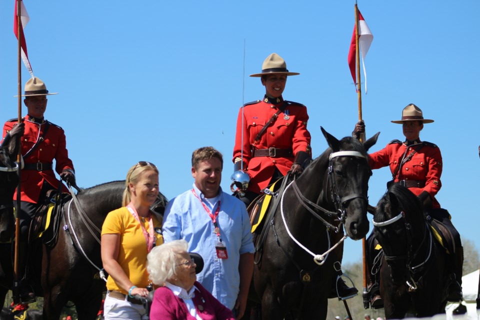 RCMP puts on a musical ride to entertain and inform Northern Legacy Horse Farm in Whitefish. (Sudbury.com/Gia Patil)