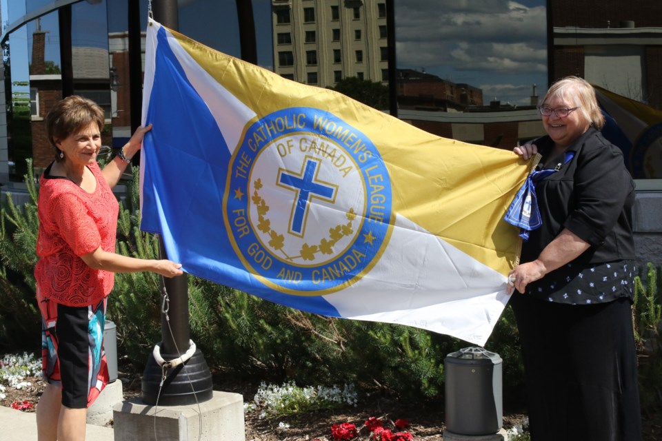 CWL kicks off provincial convention with flag-raising - TBNewsWatch.com