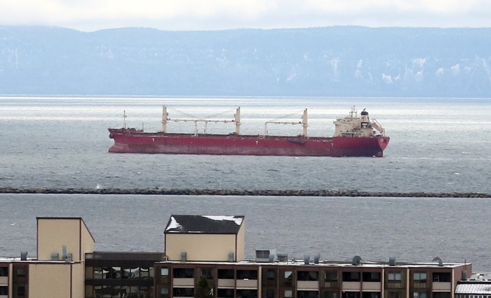 Ship in harbour