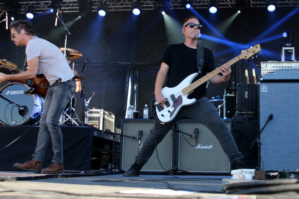 Big Wreck plays the Thunder Bay Blues Festival on Friday, July 6, 2018. (Leith Dunick, tbnewswatch.com)