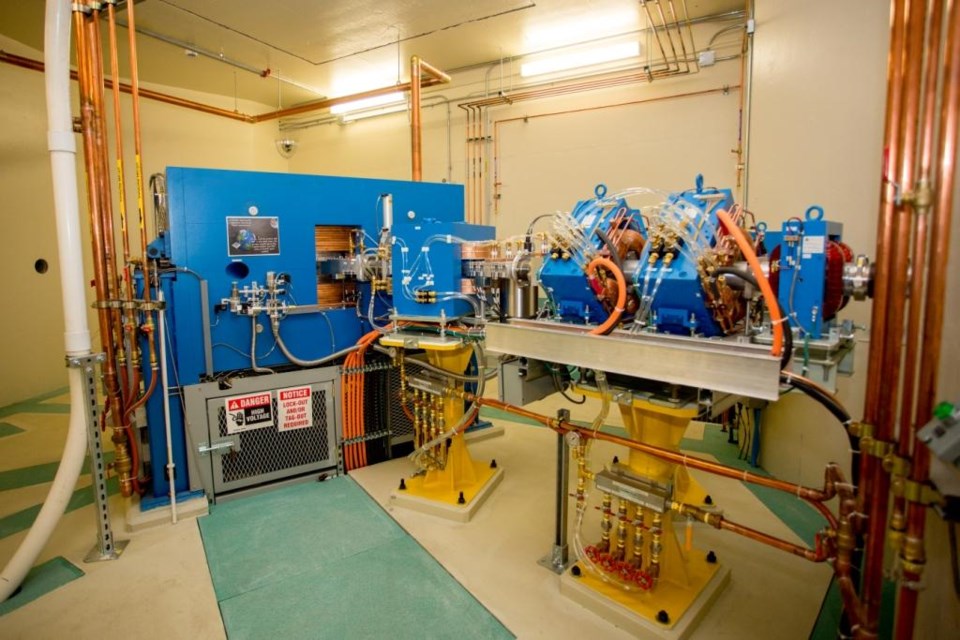 The cyclotron is located in a bunker in the Health Services Centre building at 1040 Oliver Rd. (TRRHSC photo)
