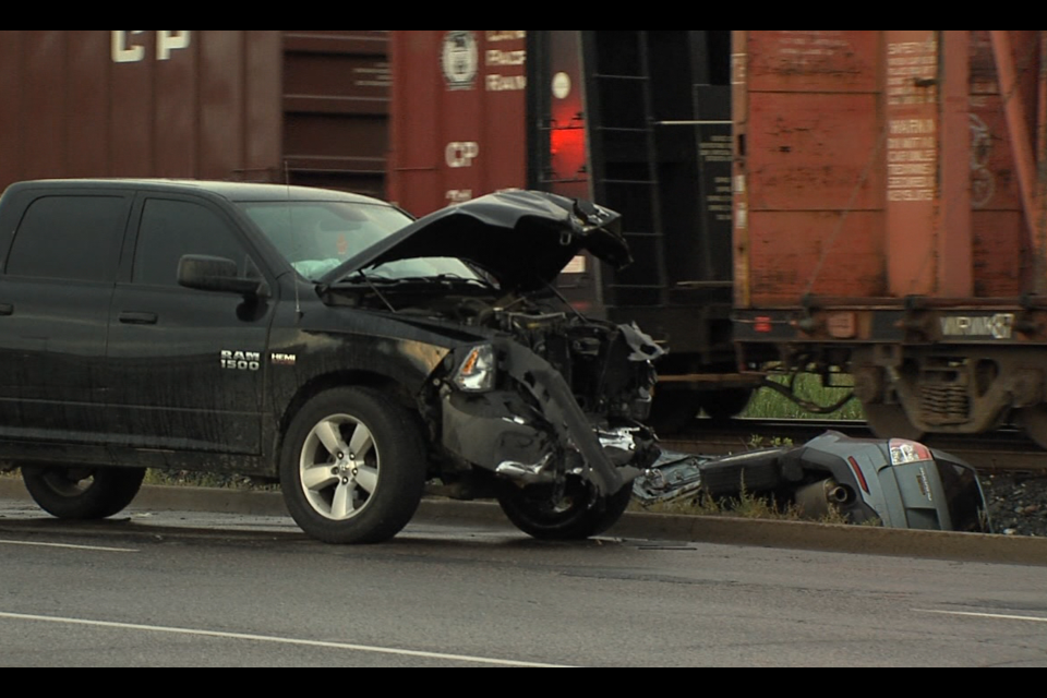 City police are investigation a two-vehicle collision that took place Wednesday just after 7:30 p.m. (TBT News)