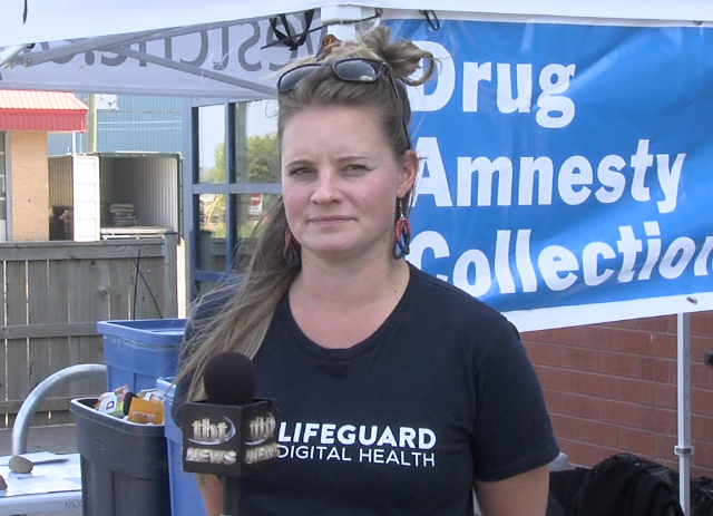 Michelle Kolobutin is the harm reduction and managed alcohol program coordinator at NorWest Community Health Centres (Wm. Dougall/TBTV photo)