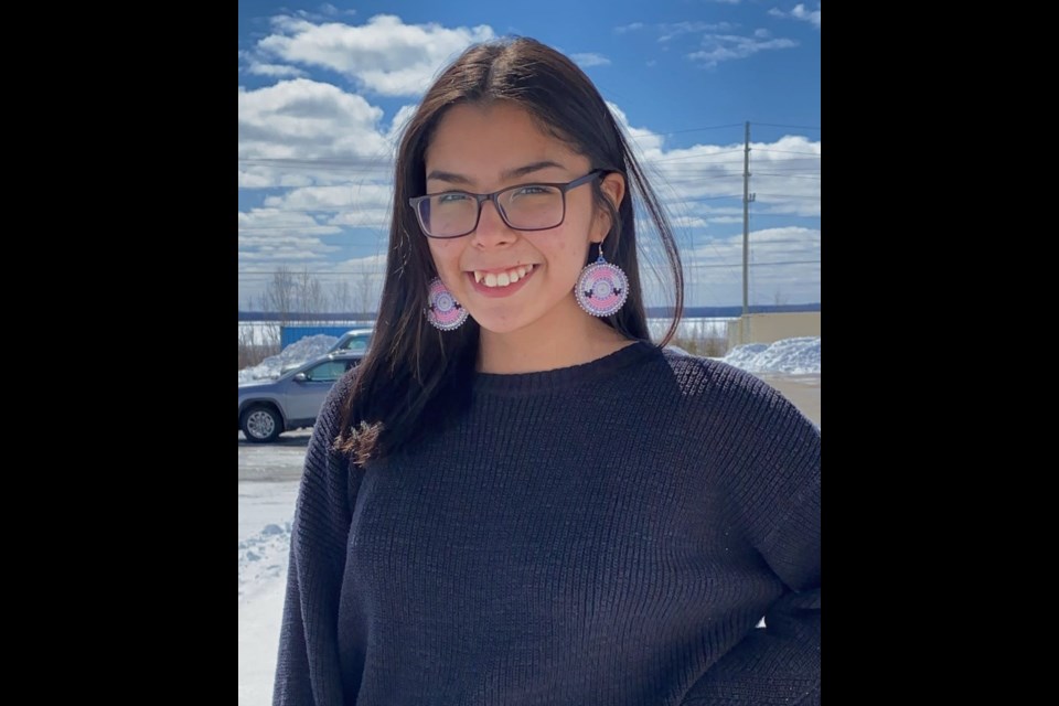 Annika Finlayson, in Grade 11 at Hammarskjold HS, is the new Indigenous student trustee (submitted photo)