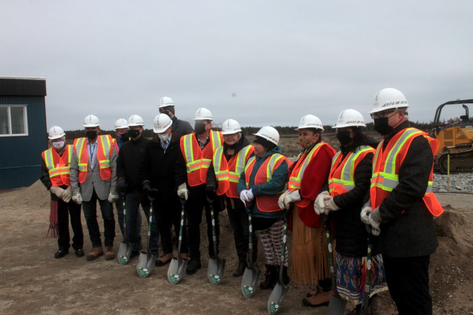 The Ground-breaking ceremony for the Greenstone Mine