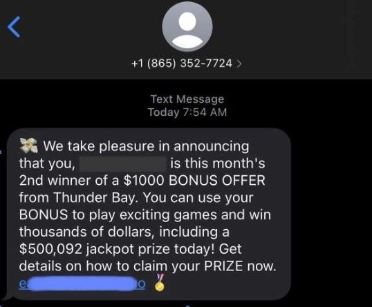 Thunder Bay 5050 scam