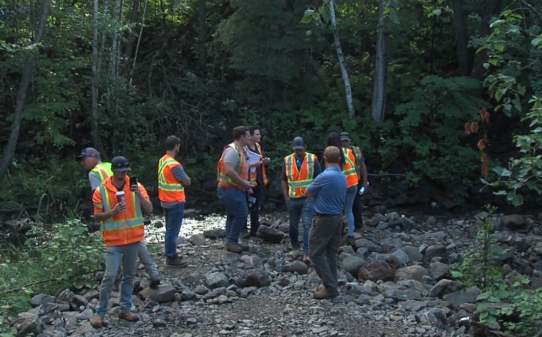 Contractors pay a visit to the failed McVicar Creek culvert ...