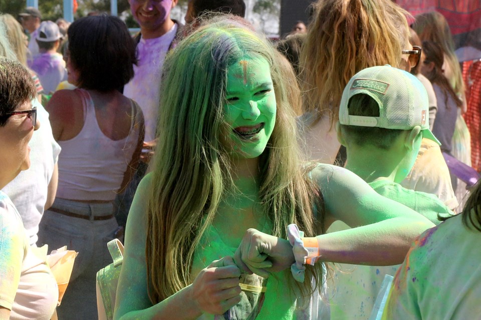 The Festival of Colours took place on Sunday, July 17, 2022 at Marina Park. (Leith Dunick, tbnewswatch.com)