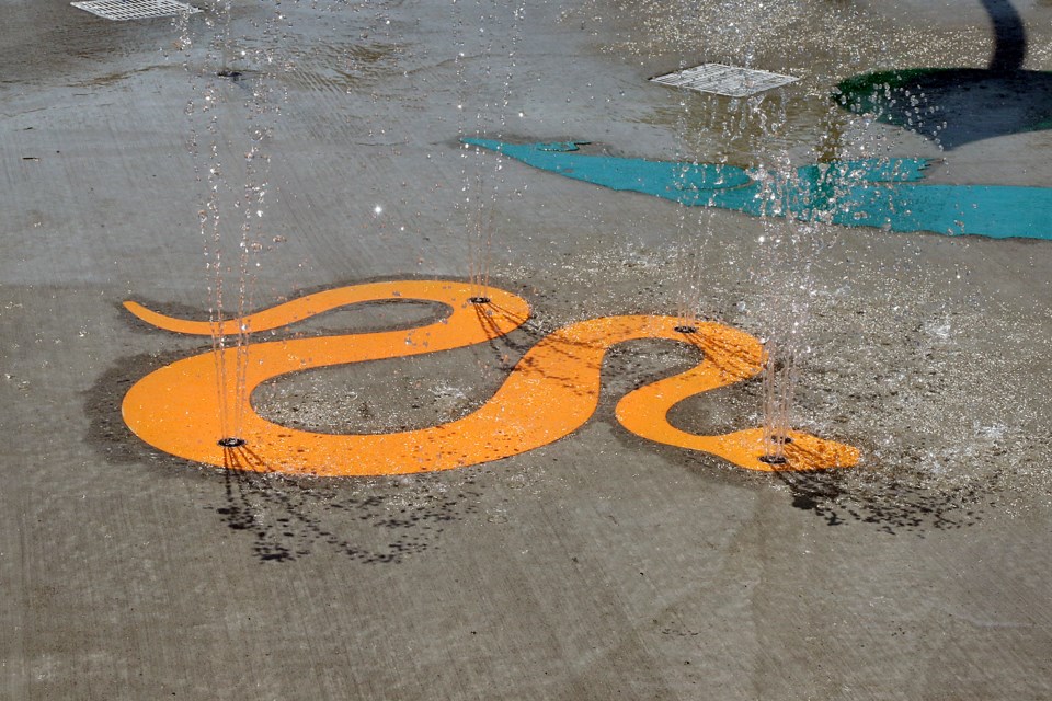 Northwood Playfield Splash Pad Snake