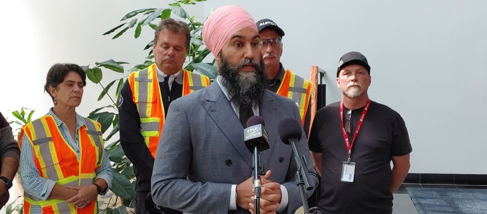 Jagmeet Singh Alstom Thunder Bay