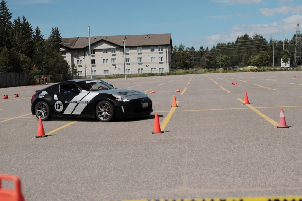 There were three classes of car on display Sunday