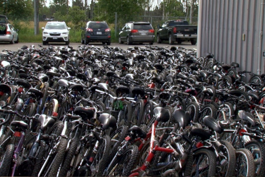 Each shipment consists of a container filled with 400 bicycles