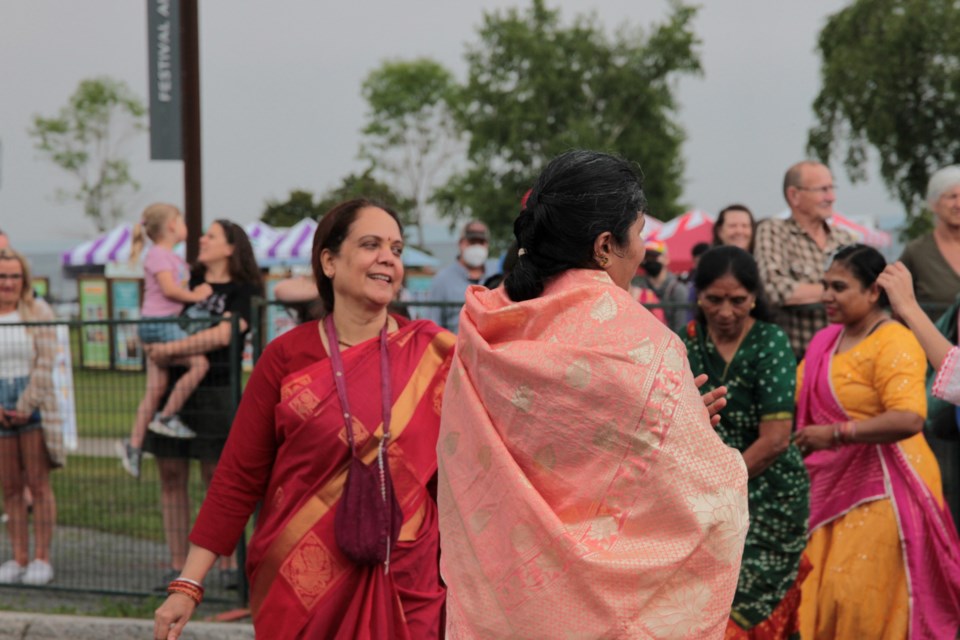 The festival had a little something for everyone, as attendees were able to listen to live music and watch professional dance groups